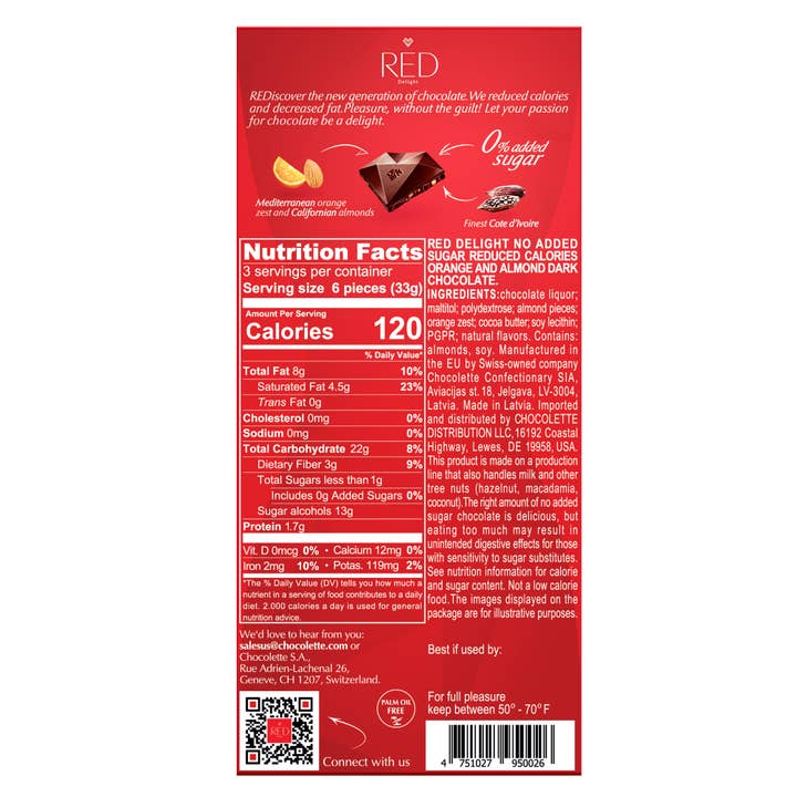 RED Chocolate - Wholesale Chocolate - RED Delight®™ 96 Count Floor Display6