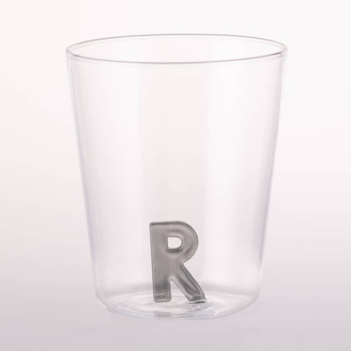MONOGRAMME VERRE LETTRE R 3D 420 ML pour la vente par VdE Tivoli 1996