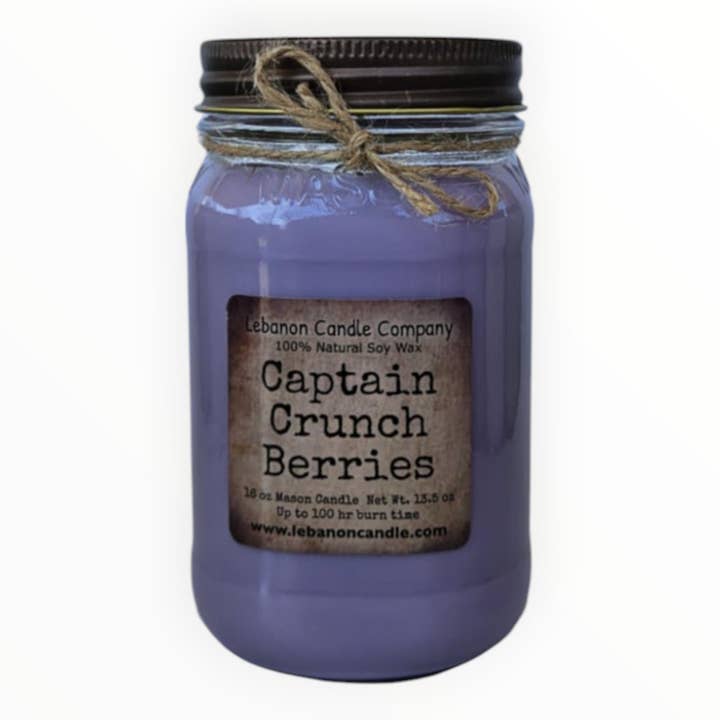 Captain Crunch Berries Candle for wholesale by Lebanon Candle Company