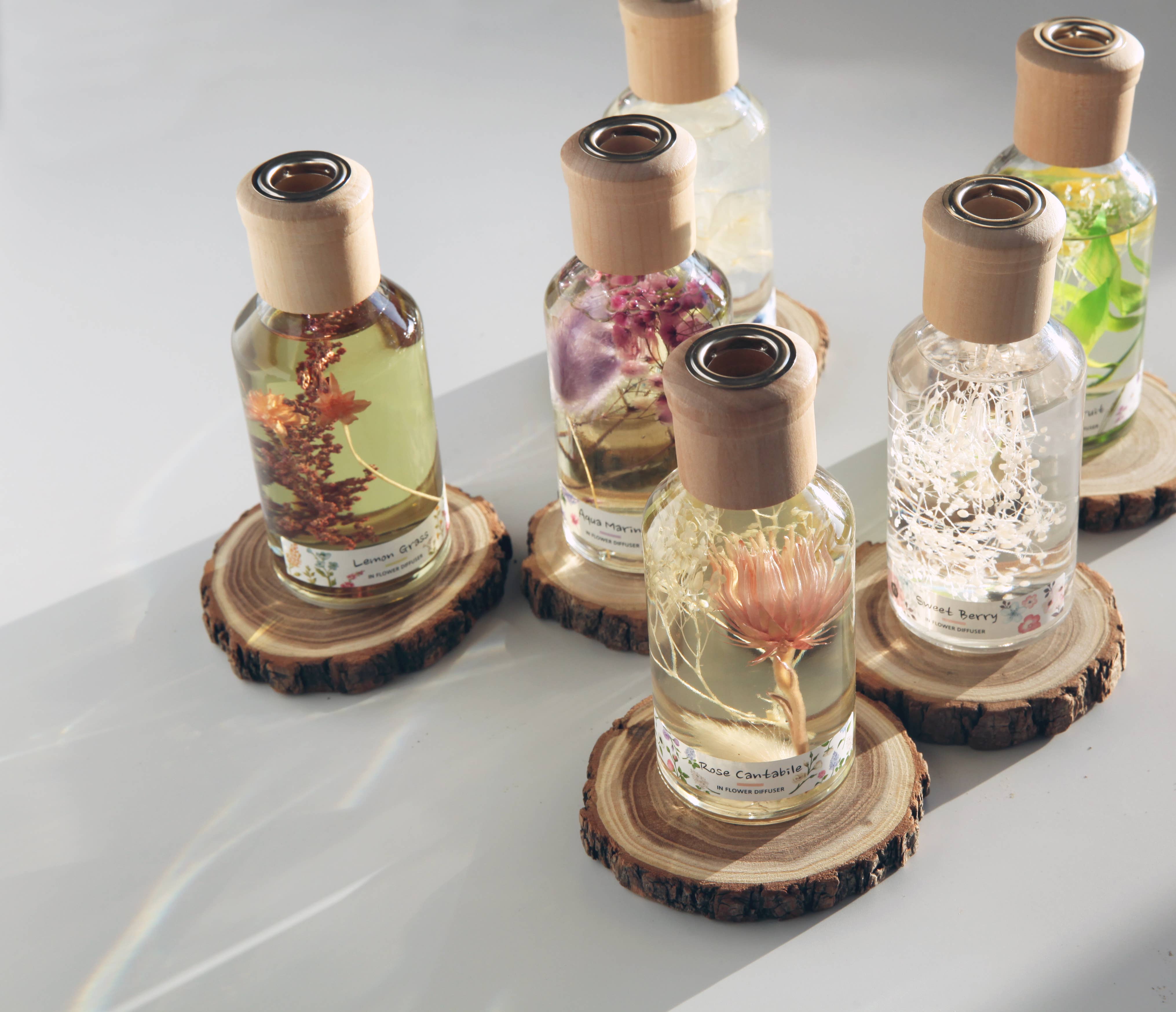 Every Reason – wholesale Doftpinnar – Emerci akvamarin stämningslampa Reed diffusor 5,4 Oz (160 Ml)11