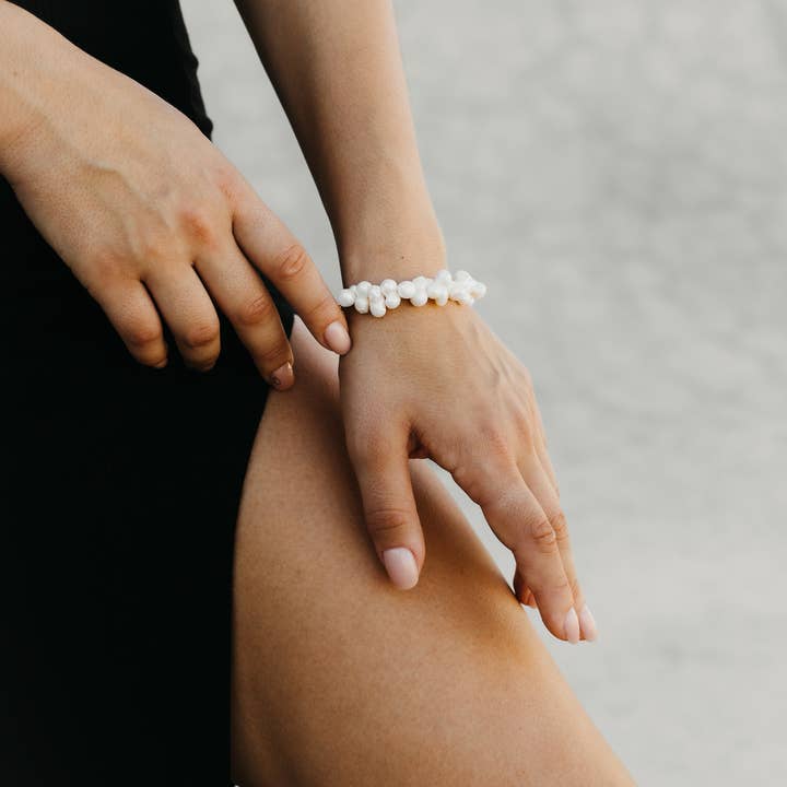 LA MAISON GISEL B. – Engroshandel Perlearmbånd – Rita armbånd med dobbelte perler og sten1