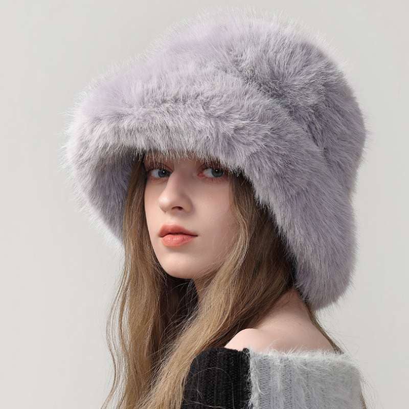 Crave by FW - Wholesale Bucket Hat - Women's - Faux Fur Bucket Hat5