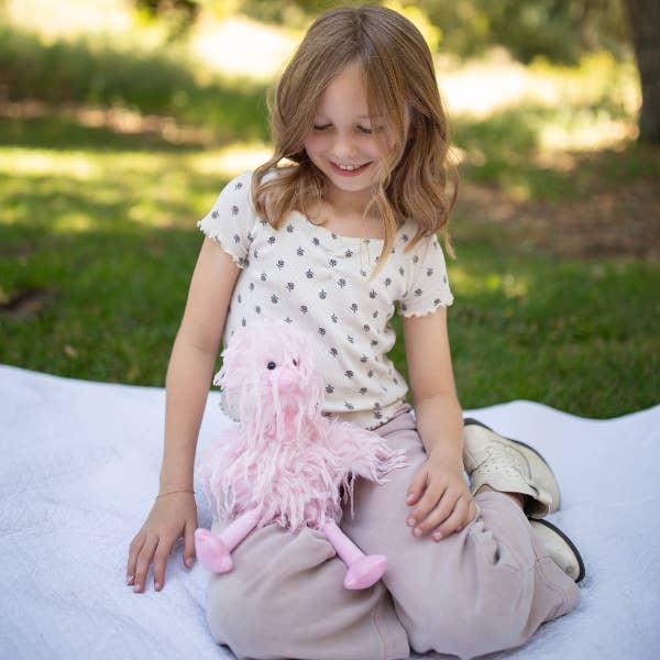 Beverly Hills Teddy Bear Company - Wholesale Stuffed/Plush Toy - Kids & Baby - Feathers Pink Flamingo Plushie1