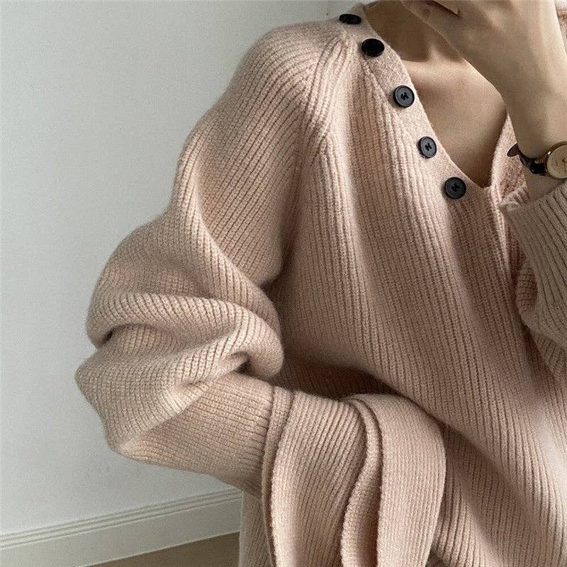 Plush Looks - Venta al por mayor Jersey de punto - Mujer - Jersey con cuello alto desmontable4