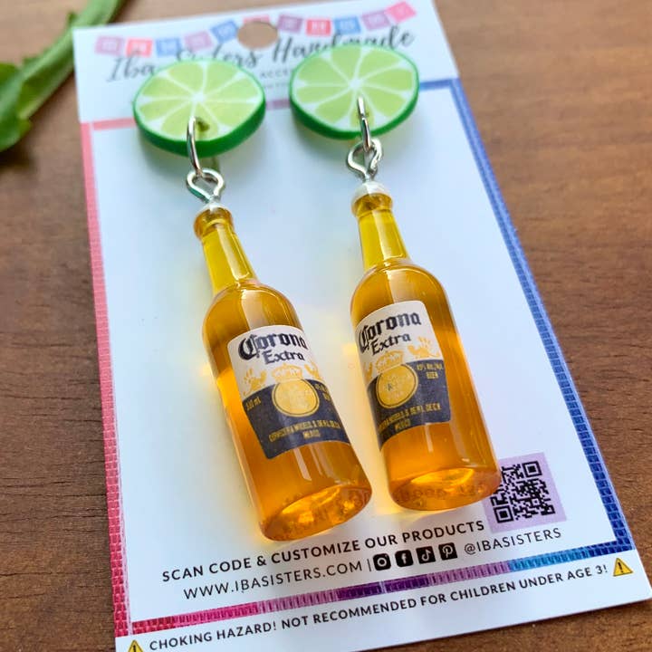 Iba Sisters – Großhandel Ohrhänger – Ohrringe Bier mit Limette1