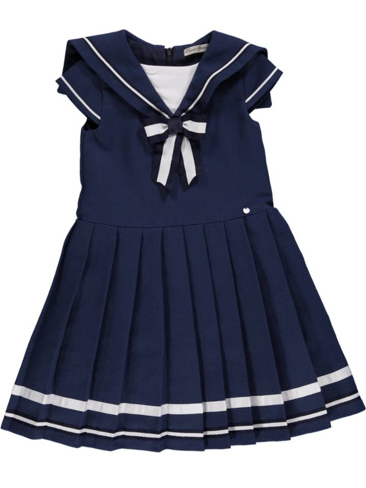 Dunkelblaues Kleid für den Großhandel von Piccola Speranza