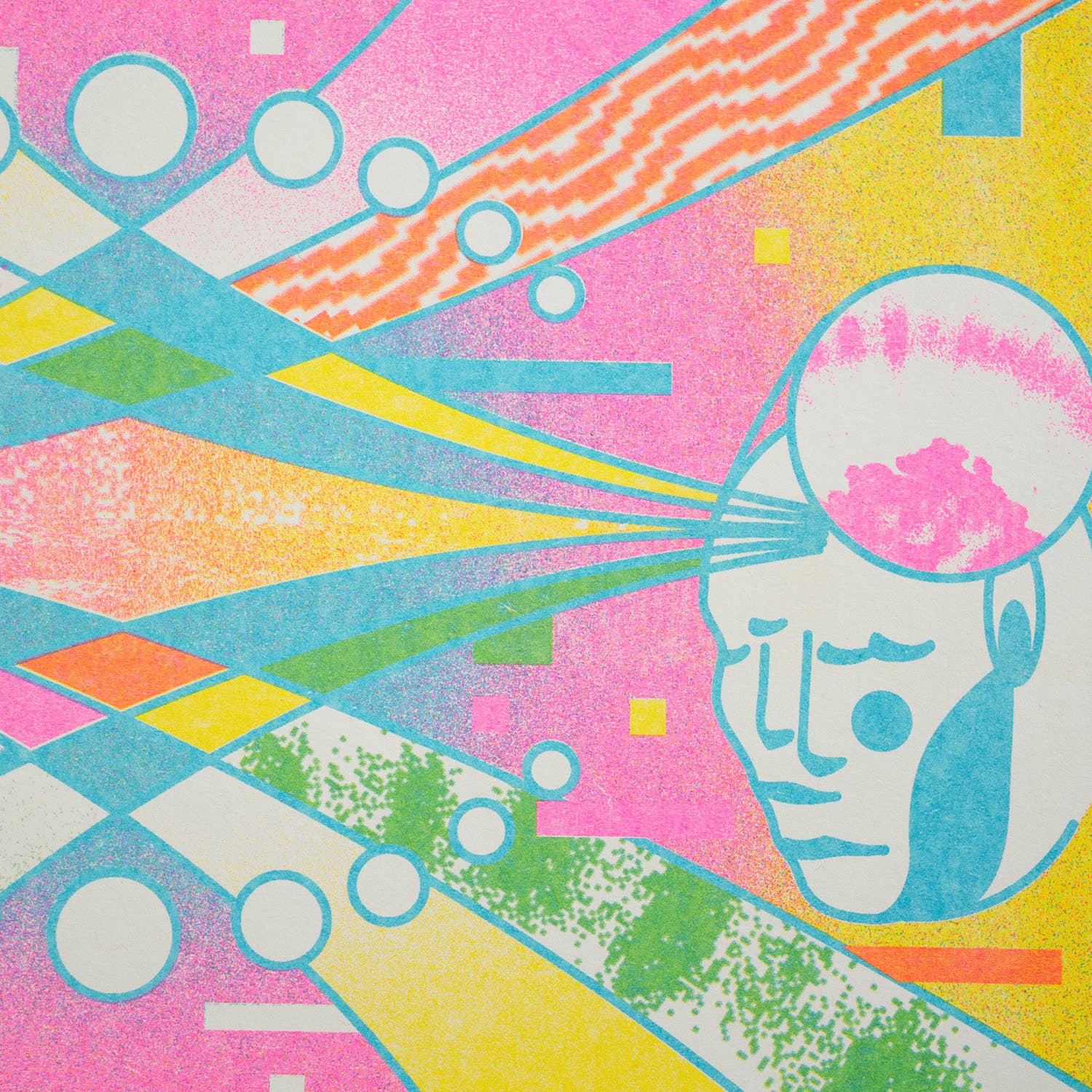 StarKeep Studio - Wholesale Art Print - Connection Risograph Print | 8.5x11 Riso Print1