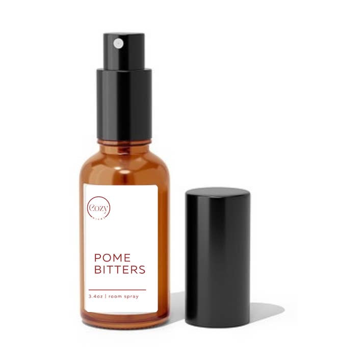 Pome Bitters room spray for wholesale by Cozy Wicks Candle Company