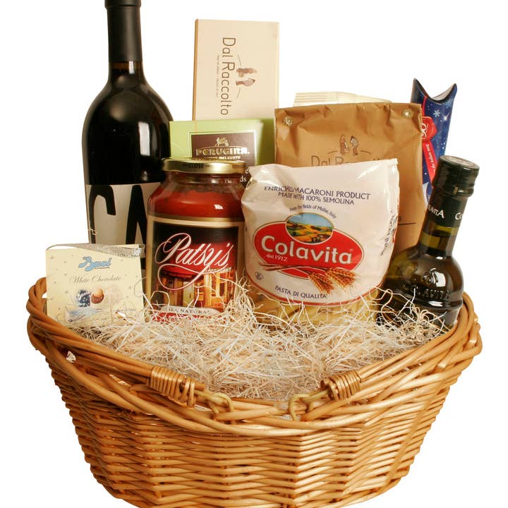 13.5" Honey Finish Willow Basket for wholesale by WALD IMPORTS