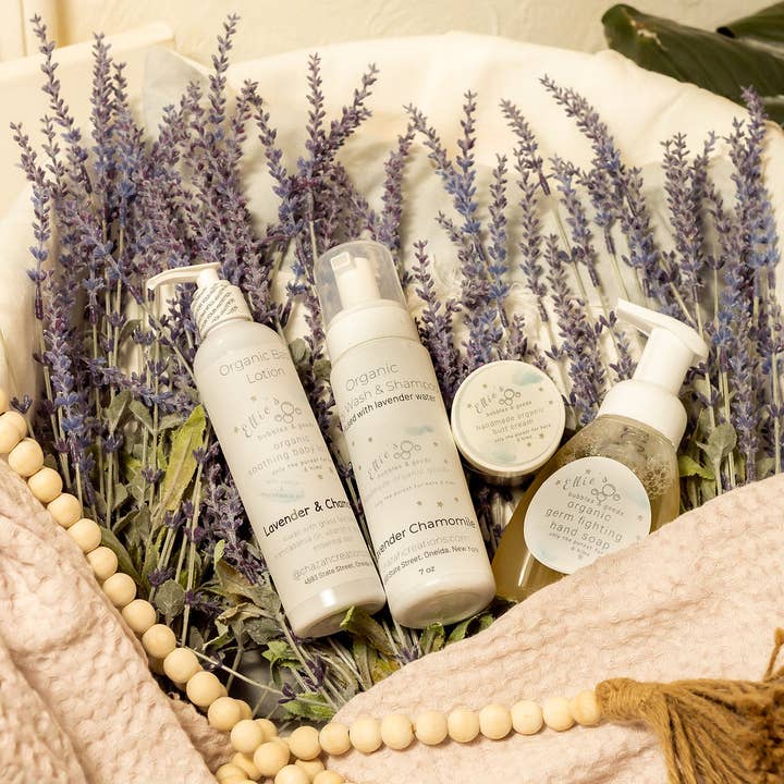 chazah creations, LLC - Wholesale 2-in-1 shampoo & body wash – Baby - Organic Baby Wash & Shampoo- Ellie's Bubbles & Goods2