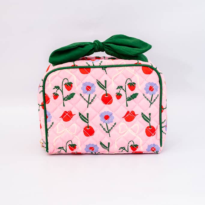 Ban.do - Wholesale Toiletry Bag - Women's - Getaway Toiletry Bag, Cherry Lips5
