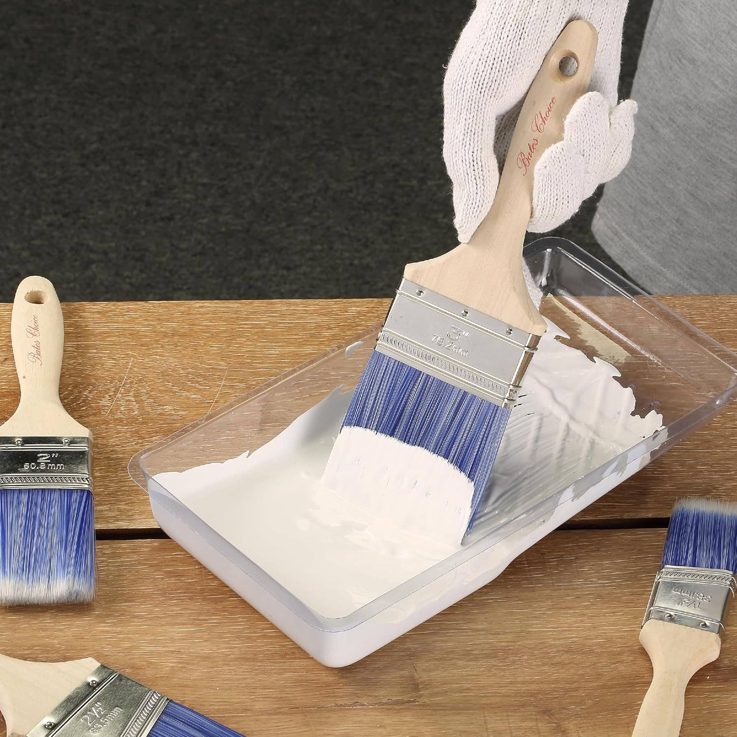 Bates Choice - Vente Outil de bricolage - Bates - Bac à peinture, 4 pouces, paquet de 24, bacs à peinture, bac à peinture en plastique5