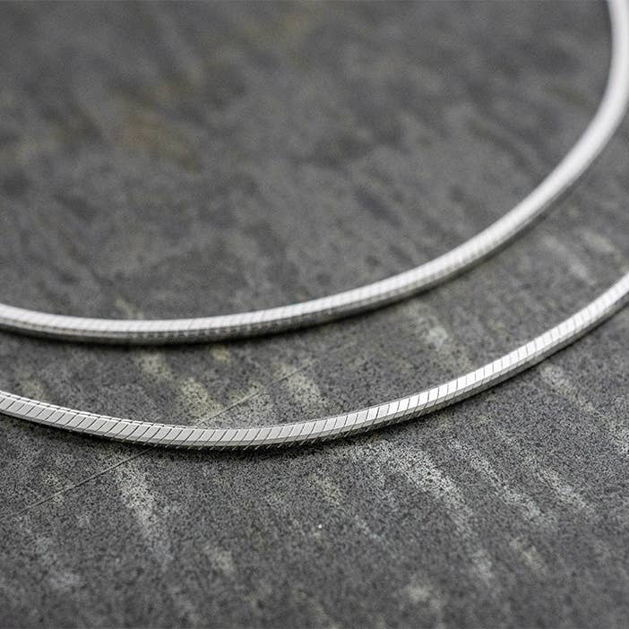 Heavy Diamond Cut Adjustable Chain for wholesale by Corazón Sterling