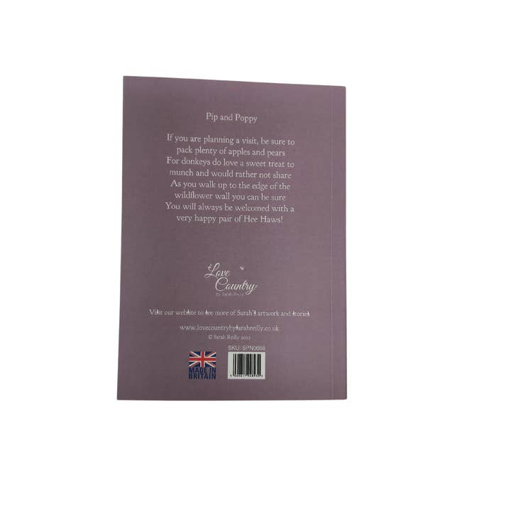 Love Country - Wholesale Notebook - "Pip and Poppy" Pocket Notebook (A6) pack of 31