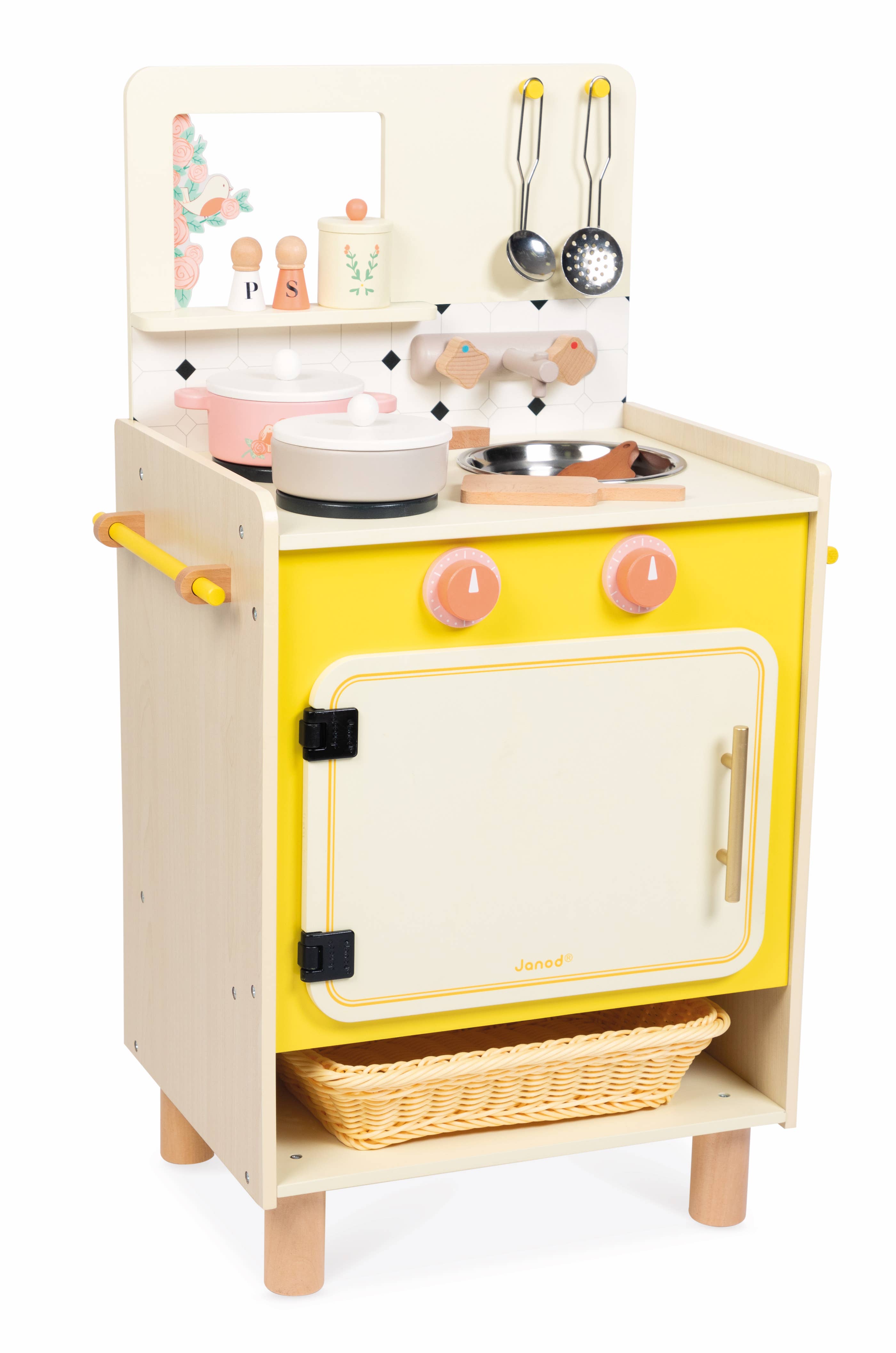 Janod - Wholesale Toy Set - Kids - Cottage Chic Compact Cooker7