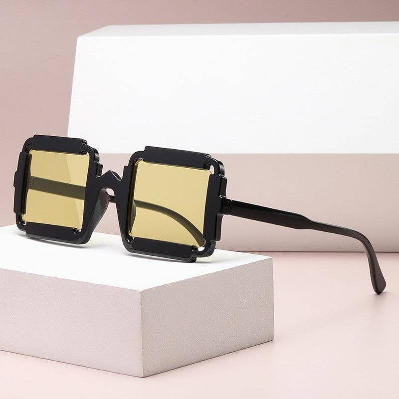 UZ Wholesale Store - Wholesale Sunglasses - Women's - Fashionable Oversized Square Frame Sunglasses4