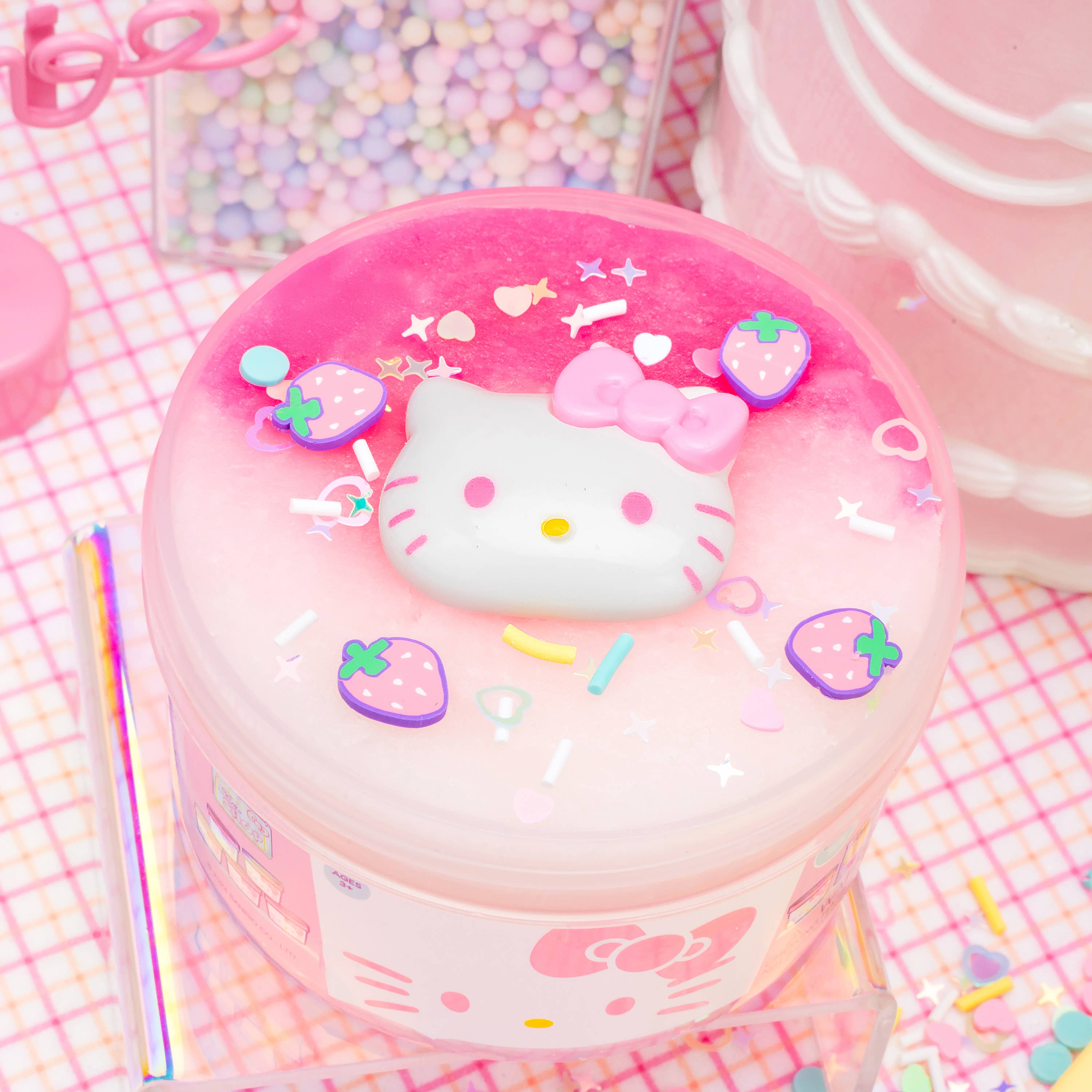 Kawaii Slime Company - Wholesale Putty/Slime - Kids - Hello Kitty® Cloud Slime (4pcs/case)3