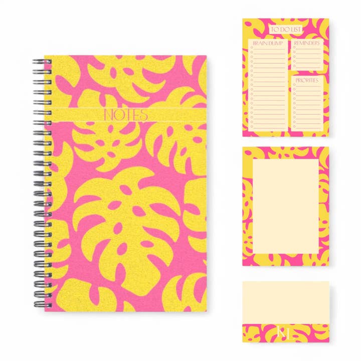 Maya Collection Notebook Bundle for wholesale by Kass Lynae Designs