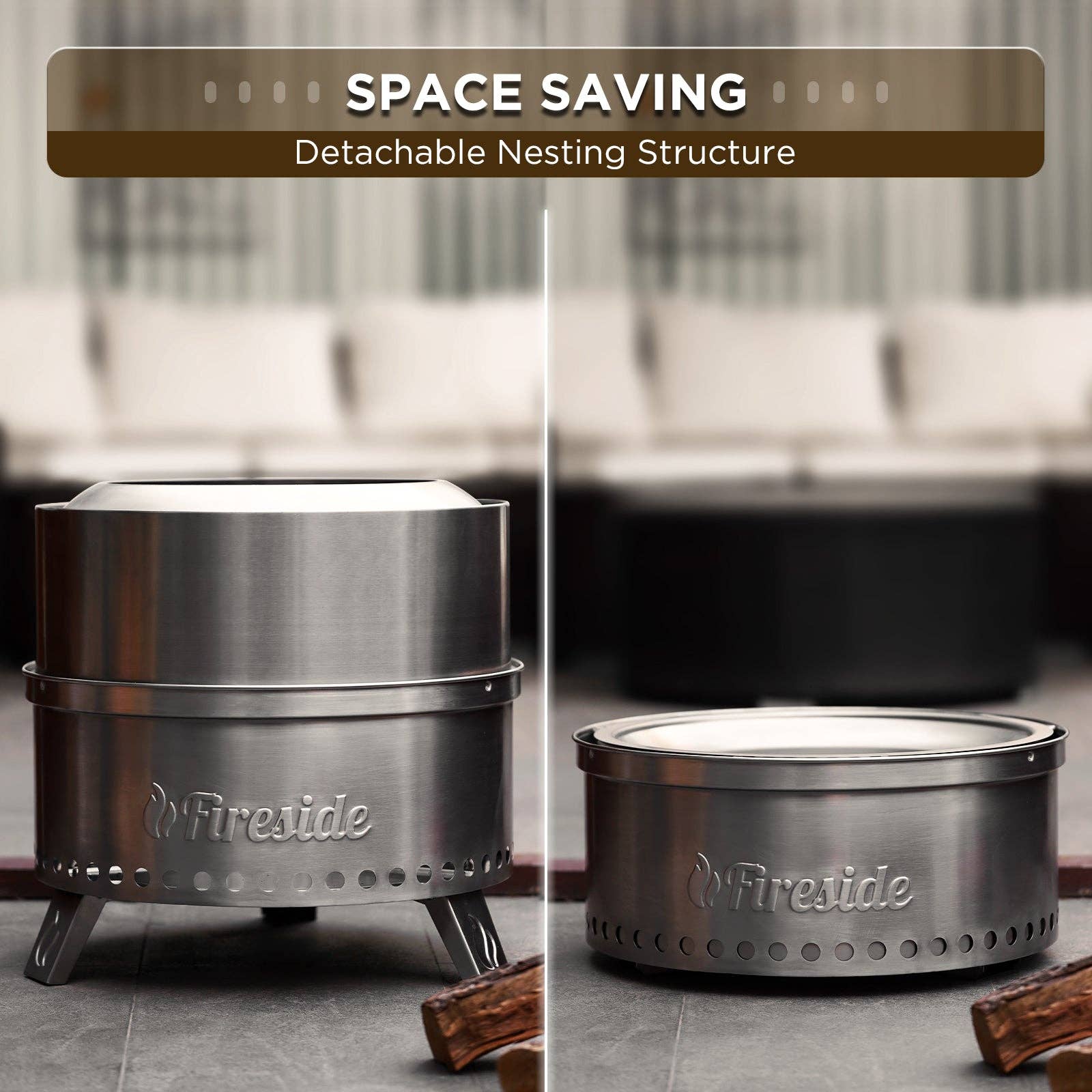 TURBRO - Wholesale Fire Pit - Pluto Smokeless Outdoor Fire Pit - European Version4