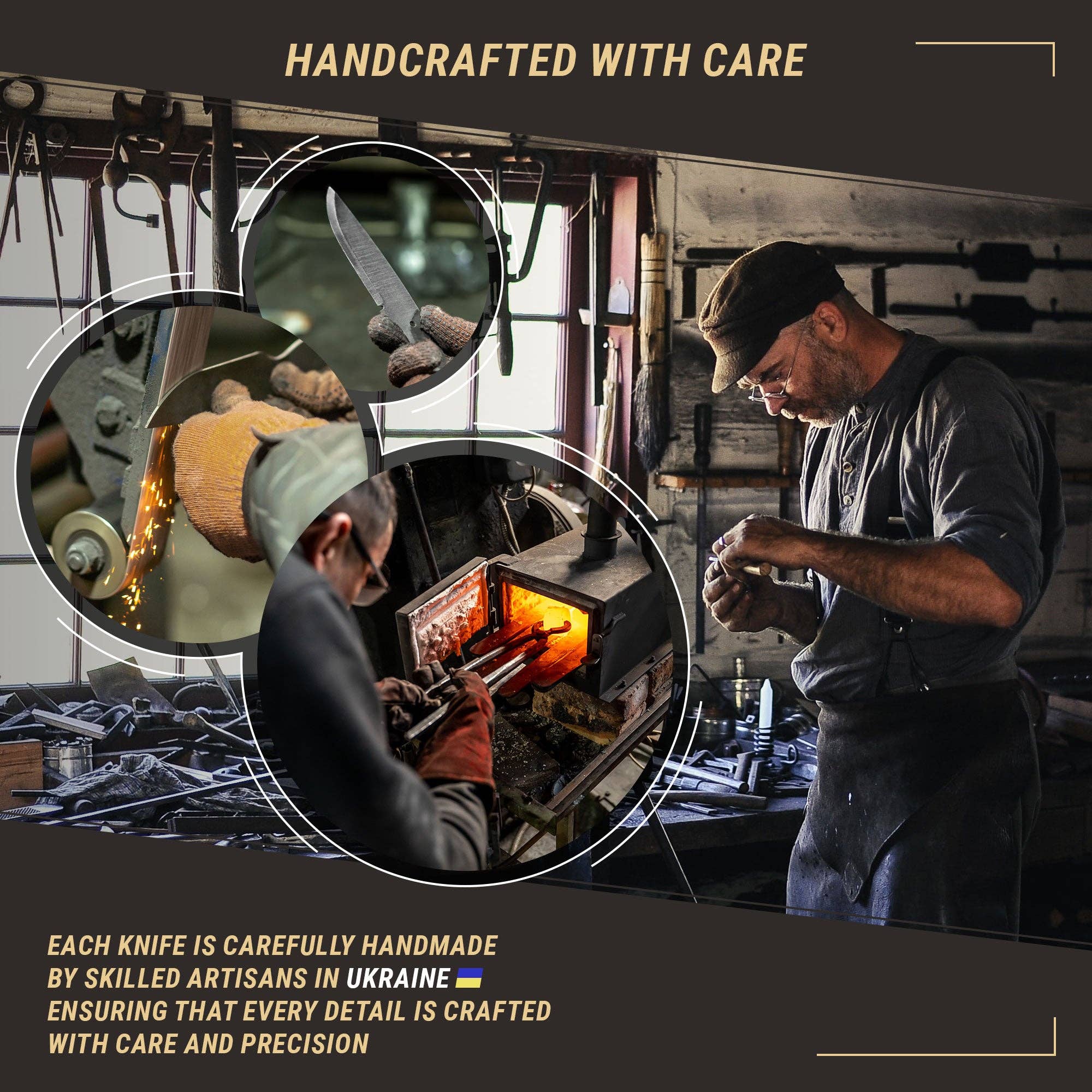 BeaverCraft - Wholesale Pocket Knife/Holder - BSH3-Carbon Steel Fixed-Blade Bushcraft Knife Walnut Handle5