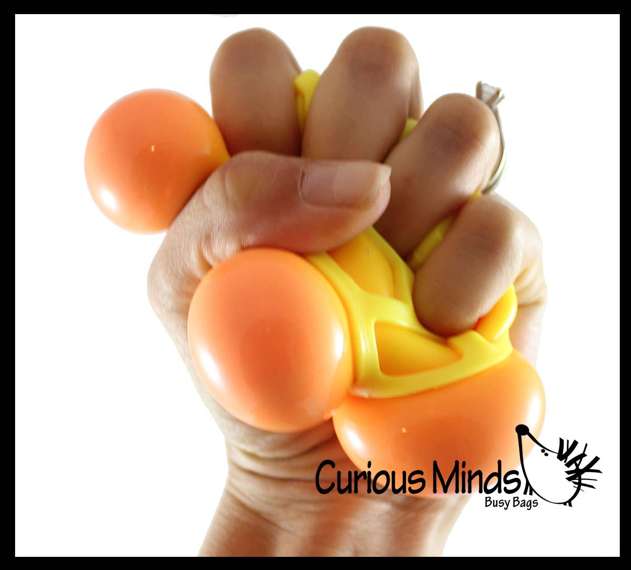 Curious Minds Toys - Venta al por mayor Juguete blando - Niños y bebés - 1 Bola Antiestrés de Apretar Rellena de Suave Pelusa Atomic Nee Doh2