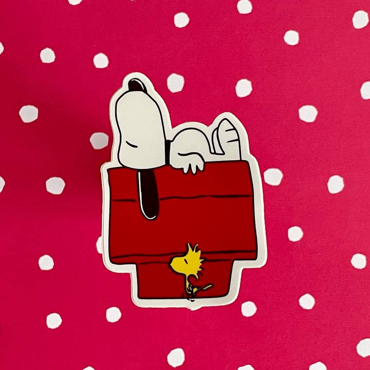 O Autocolante da Turma do Charlie Brown - Autocolante da casa vermelha do Snoopy Beagle por atacado de littlevintagetale