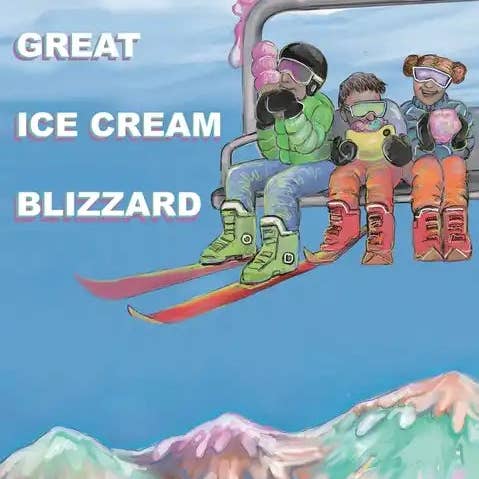 Books by splitShops - Wholesale Early Reader Book (6-8) - The Great Ice Cream Blizzard - Hardcover