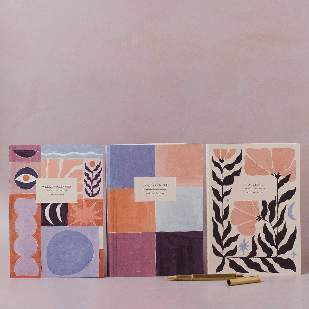 Sister Paper Co. - Wholesale Notebook - Botanical Notebook | Plain Page Journal | Blank Notebooks2