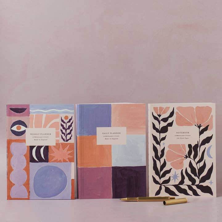 Sister Paper Co. - Wholesale Notebook - Botanical Notebook | Plain Page Journal | Blank Notebooks2