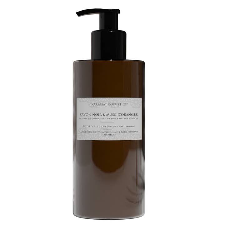 MAISON KARAMAT - Wholesale Body wash/shower gel - Liquid Black Soap for your Hammams 300ml
