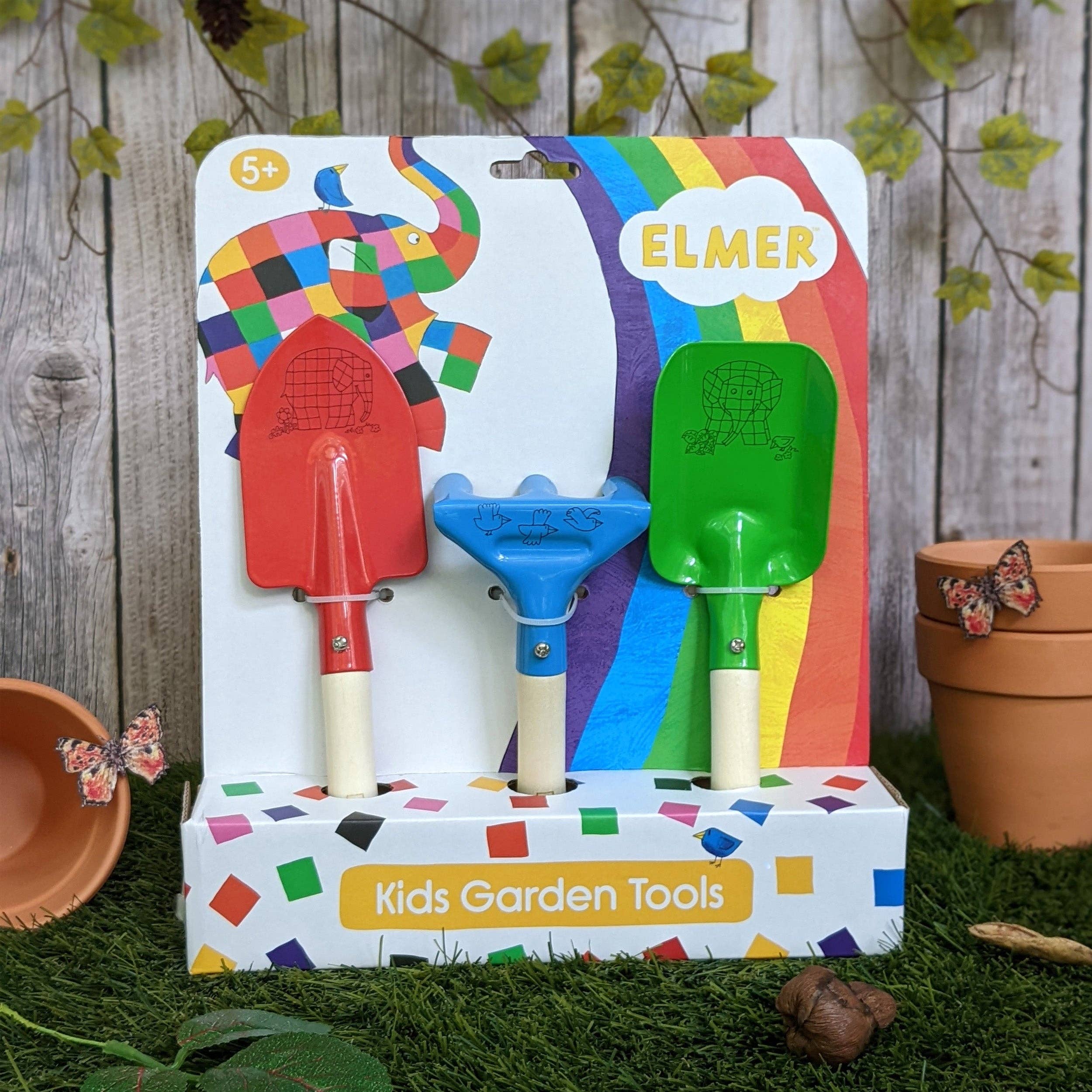 Robert Frederick Ltd - Vendita all'ingrosso Set di giocattoli - Bambini - Set di attrezzi da giardino per bambini Elmer2
