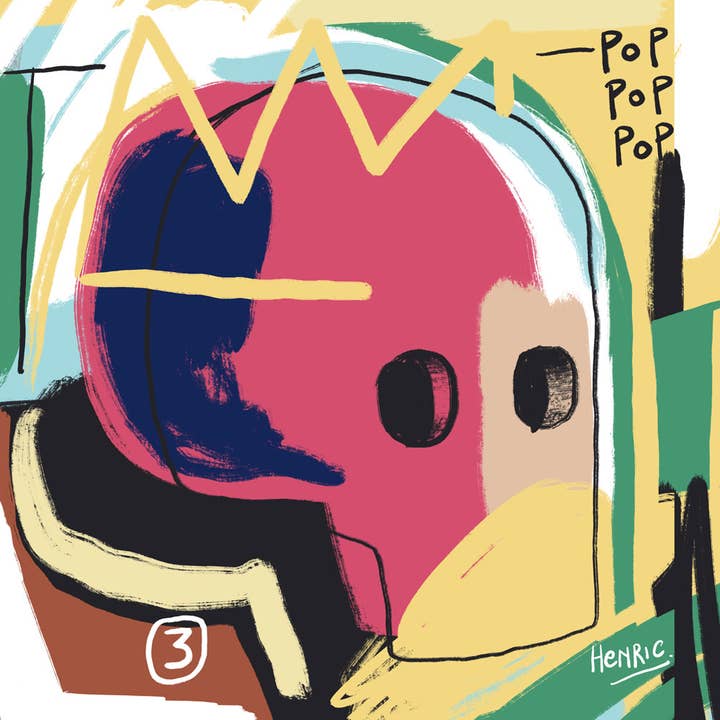 Fine Art Print - “Pop skull” - Jean-Philippe Henric for wholesale by Atelier Contemporain