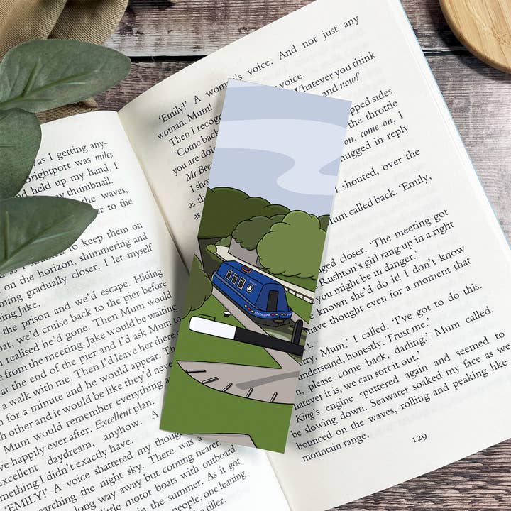 Madeline at the Hollingwood Hub, Chesterfield Bookmark for wholesale by Lisa Swift Illustrations