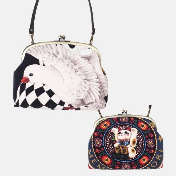 HATO MANEKI TAMAO SHIGEMUNE x KAYA - GAMAGUCHI Handbag for wholesale on Faire0