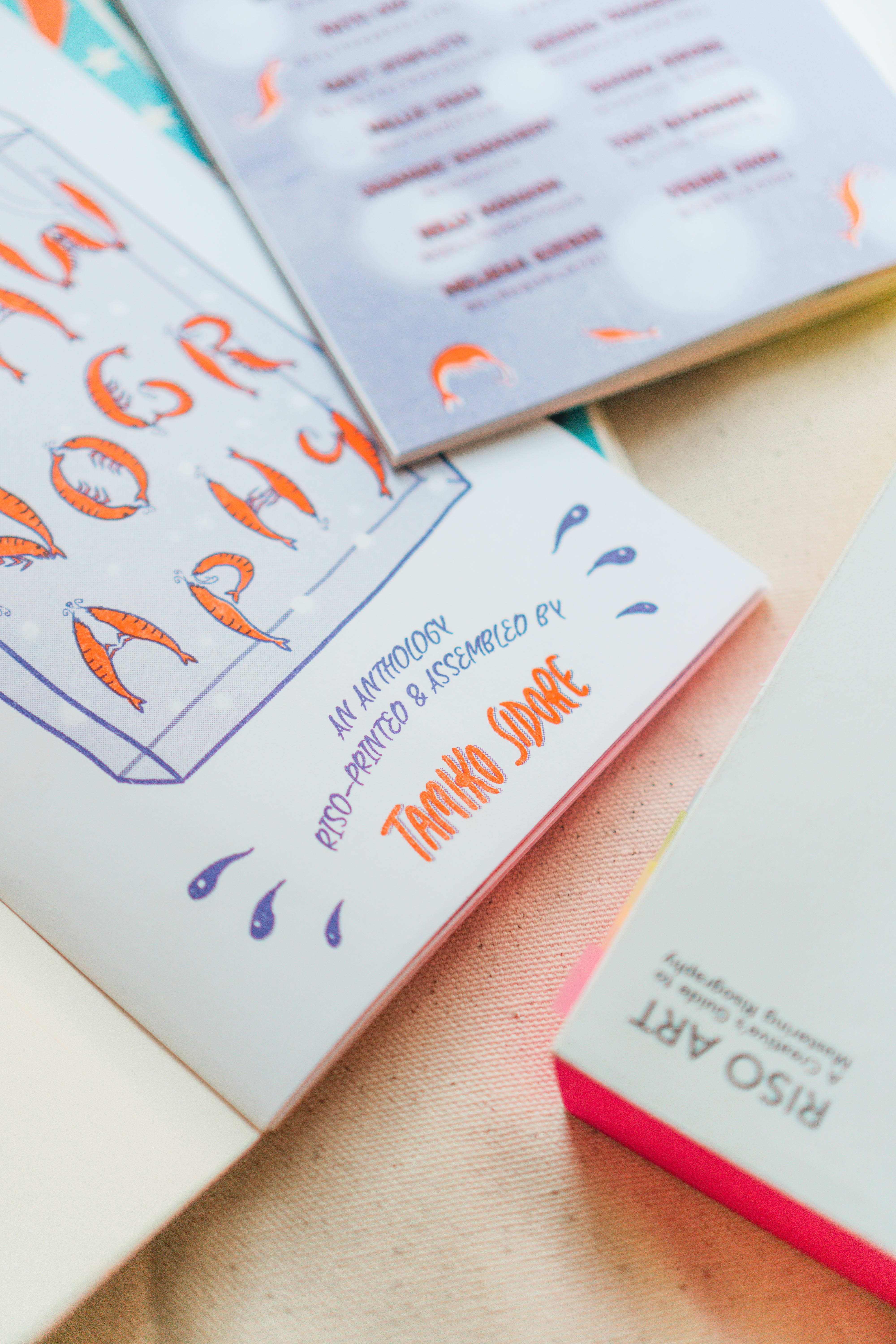 Tamiko Sidore Studio - Wholesale Reference Book - PRAWNOGRAPHY Risograph Zine3