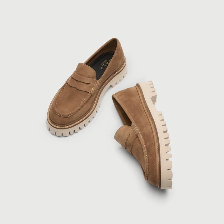 Tan Hopper Saddle Loafer for wholesale on Faire2