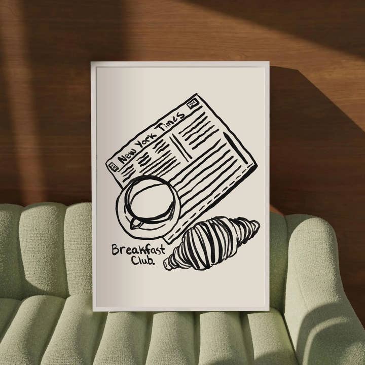 Olive Street Collective - Wholesale Art Print - Breakfast Club Print1