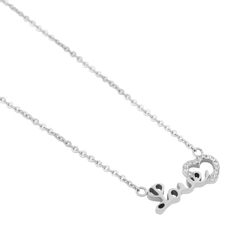 Blackskies - Wholesale Pendant/Charm Necklace - Liebes-Halskette Silber 60 cm4