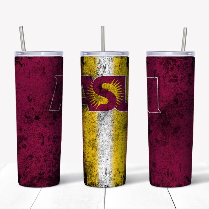 20oz Stainless Steel Tumbler - Arizona State - ASU for wholesale by Your Custom Sports