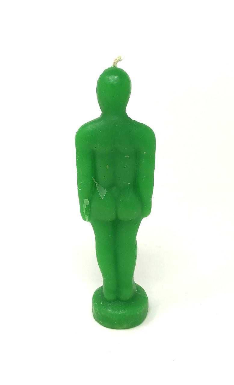 Vrinda - Wholesale Novelty Candle - Man ritual candle Green1
