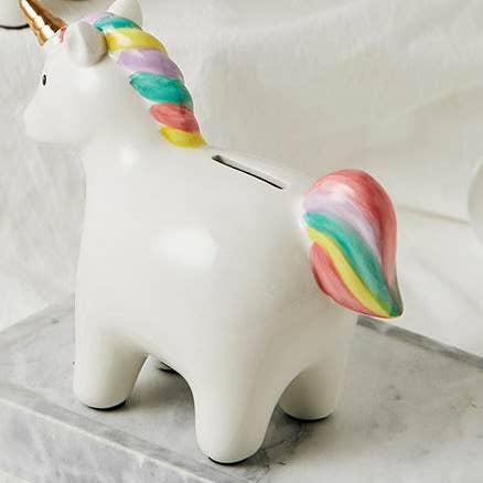 Creative Gifts International Inc. - Wholesale Money/Piggy Bank - Kids & Baby - Rainbow Unicorn Piggy Bank8