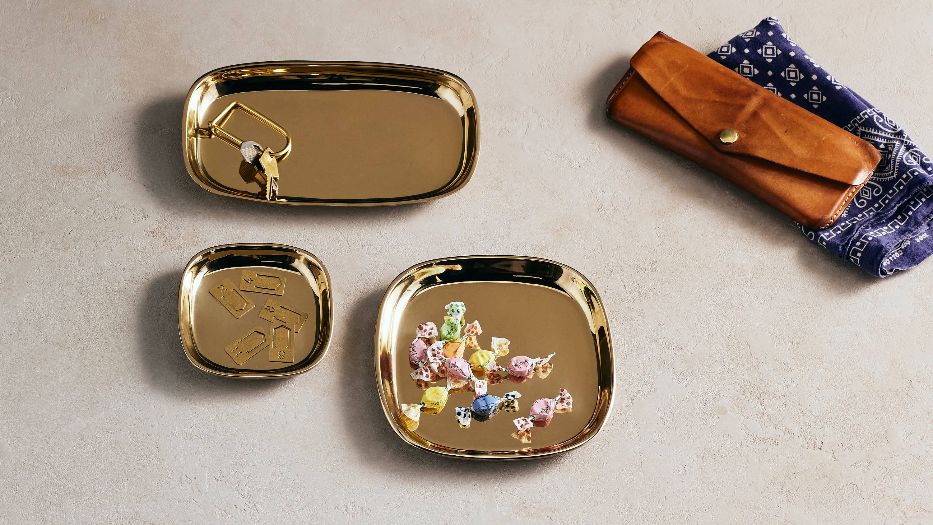 The Collective - Wholesale Decorative Tray - Aurum Catchall Small2