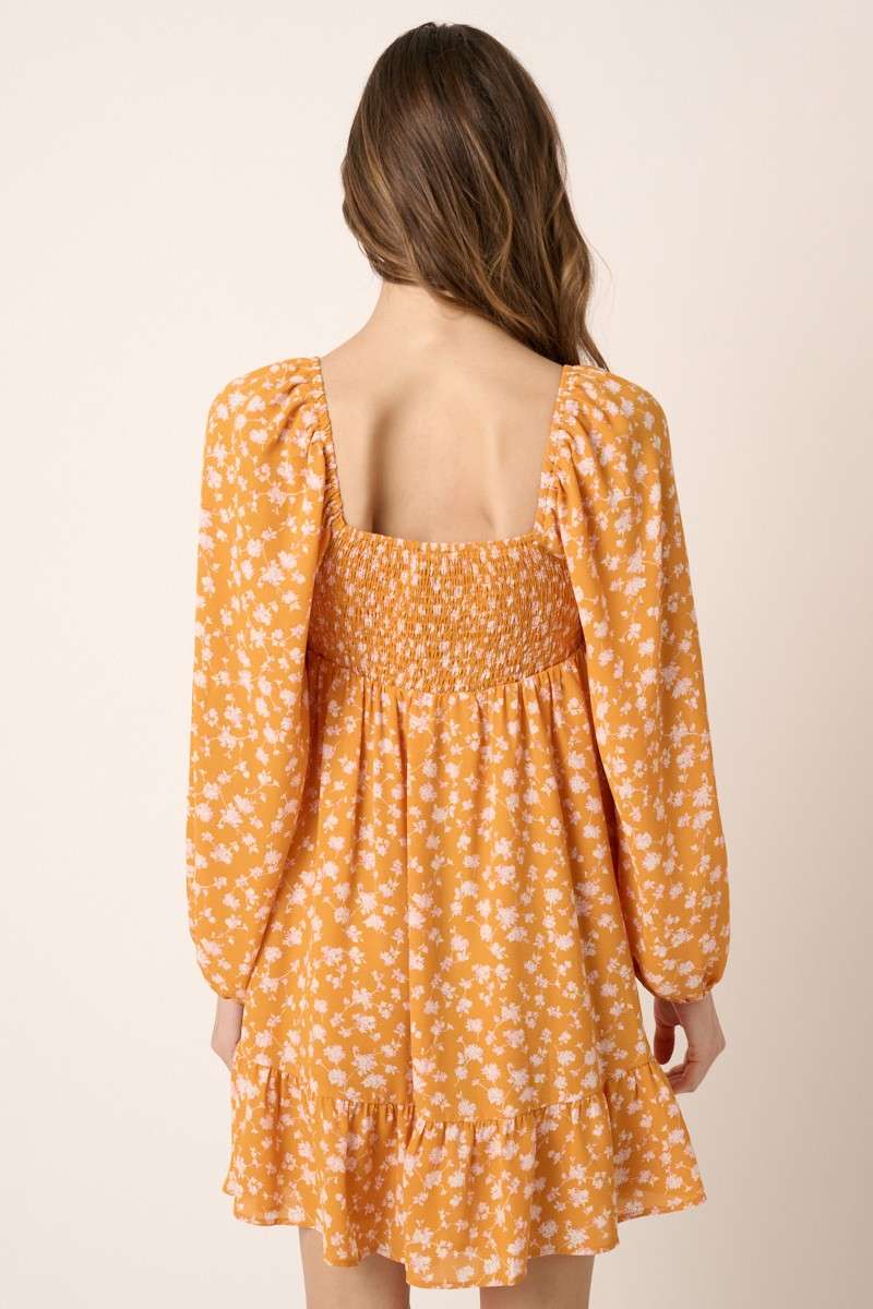 mittoshop - Wholesale Dress - Women's - FLOWER PRINT PEPLUM MINI DRESS10