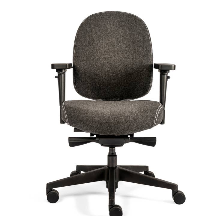 Mijn Werkkamer - Wholesale Chair - High-end Bureaustoel Hyper X Compact - Donkergrijs1
