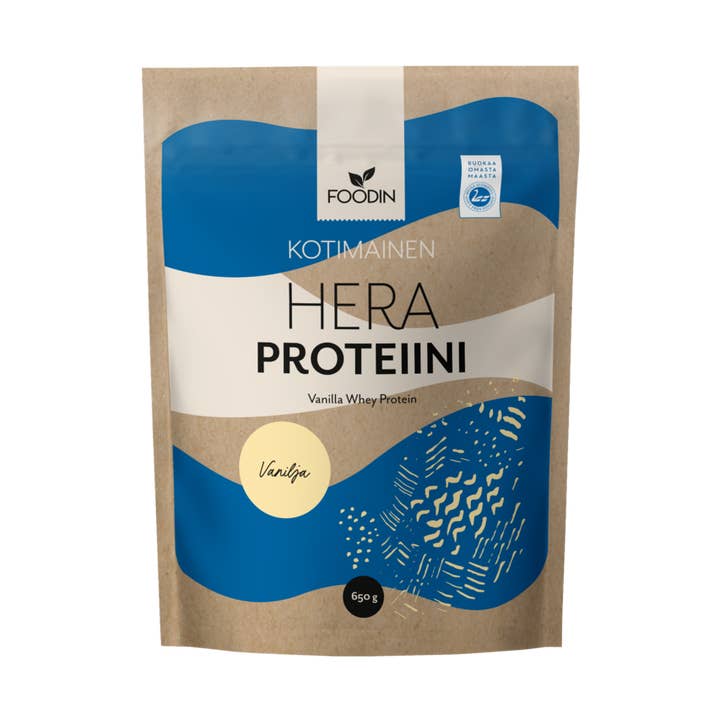 Finnish whey protein powder, vanilla 2,5kg for wholesale by Foodin