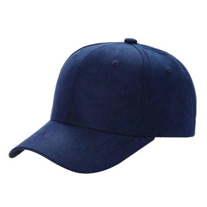 Burzip collection - Wholesale Baseball Cap - Unisex - 6PANEL SUEDE SOLID CAPS 4