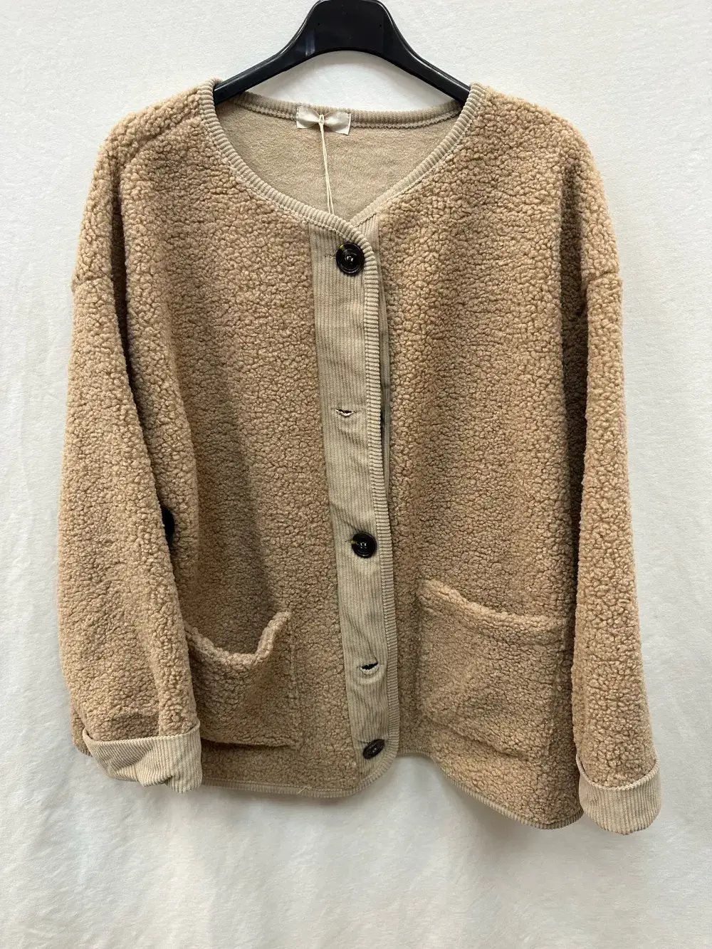 Mimi & Gogo - Venta al por mayor Chaqueta - Mujer - Chaqueta de Piel con Botones @71359_VeBoutMoumoute5