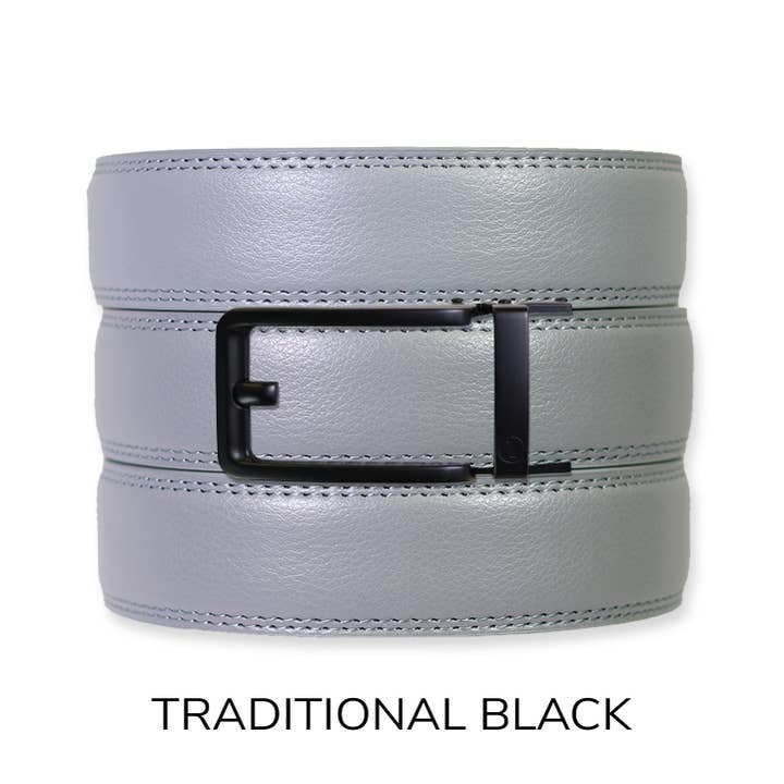 Tough Apparel - Wholesale Belt - Men's - Slate Leather Ratchet Belt & Buckle Set24