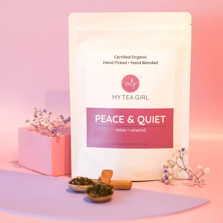 Peace & Quiet to Unwind for wholesale by MY TEA GIRL