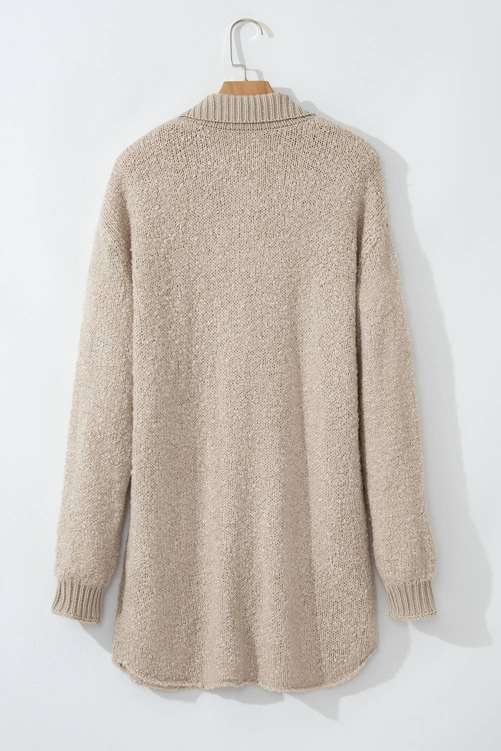 Babs + Birdie - Wholesale Cardigan - Women's - Collared Drop Shoulder Button Up Cardigan with Pocket1